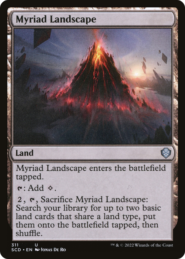 Myriad Landscape (SCD-311) - Starter Commander Decks - Premium MTG Single from Wizards of the Coast - Just $0.08! Shop now at Game Crave Tournament Store