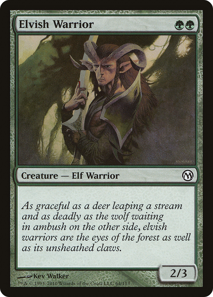 Elvish Warrior (DPA-064) - Duels of the Planeswalkers - Premium MTG Single from Wizards of the Coast - Just $0.08! Shop now at Game Crave Tournament Store