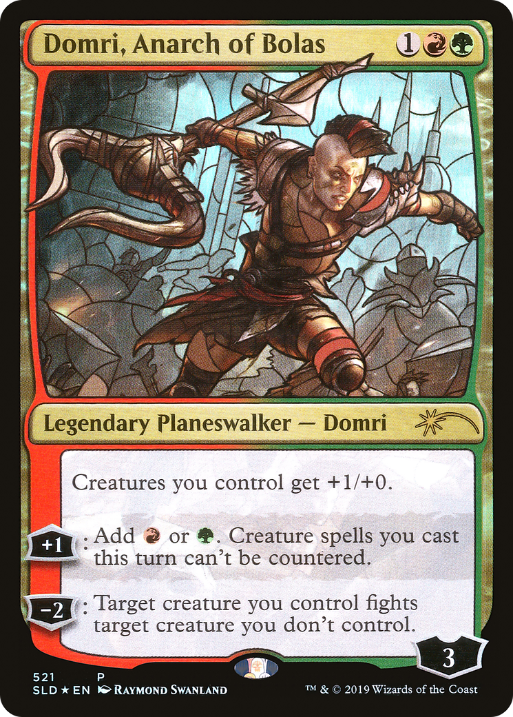 Domri, Anarch of Bolas (SLD-521) - Secret Lair Drop Foil - Premium MTG Single from Wizards of the Coast - Just $0.32! Shop now at Game Crave Tournament Store