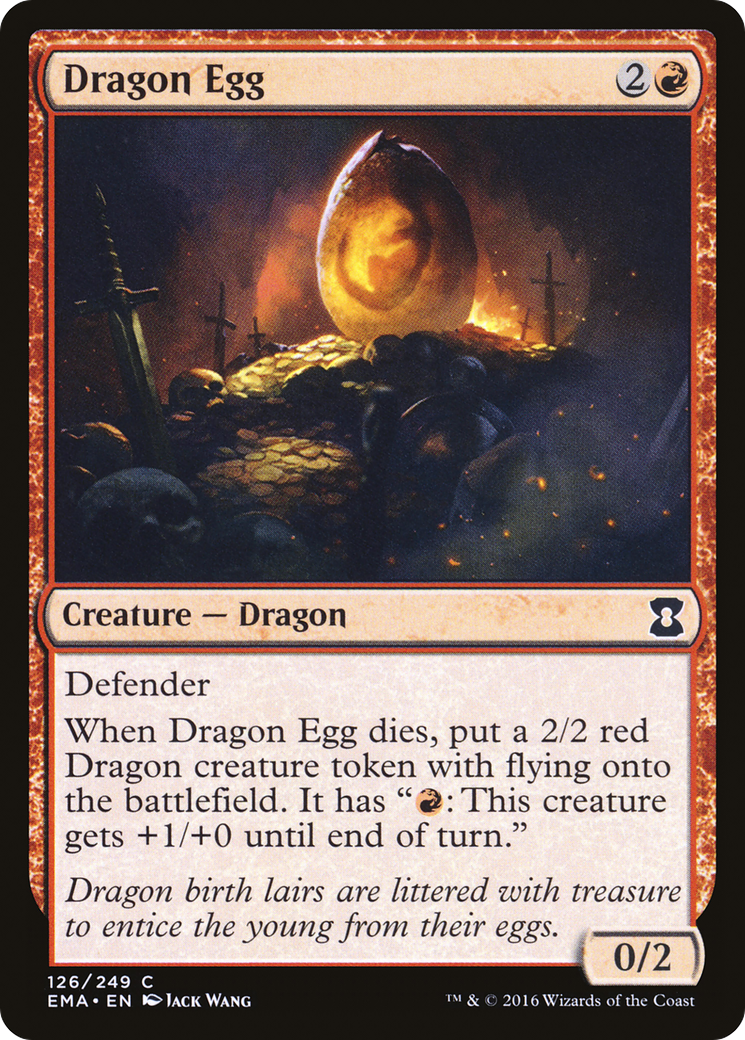 Dragon Egg (EMA-126) - Eternal Masters Foil - Premium MTG Single from Wizards of the Coast - Just $0.08! Shop now at Game Crave Tournament Store