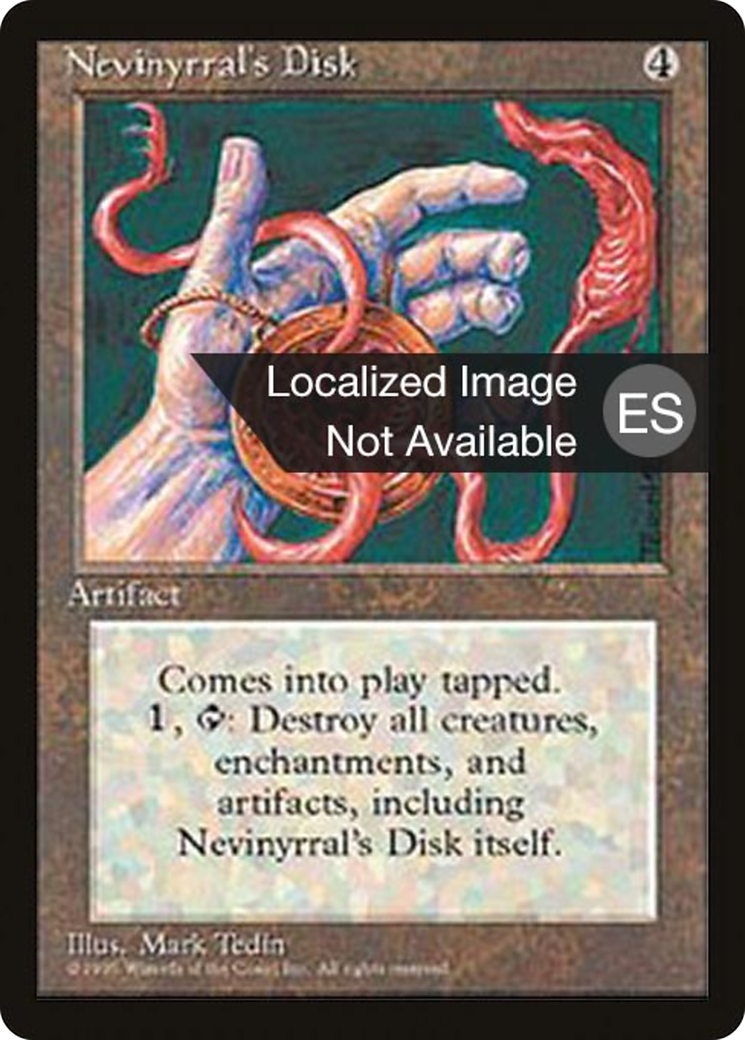 Nevinyrral's Disk (4BB-338) - Fourth Edition Foreign Black Border - Premium MTG Single from Wizards of the Coast - Just $8.39! Shop now at Game Crave Tournament Store