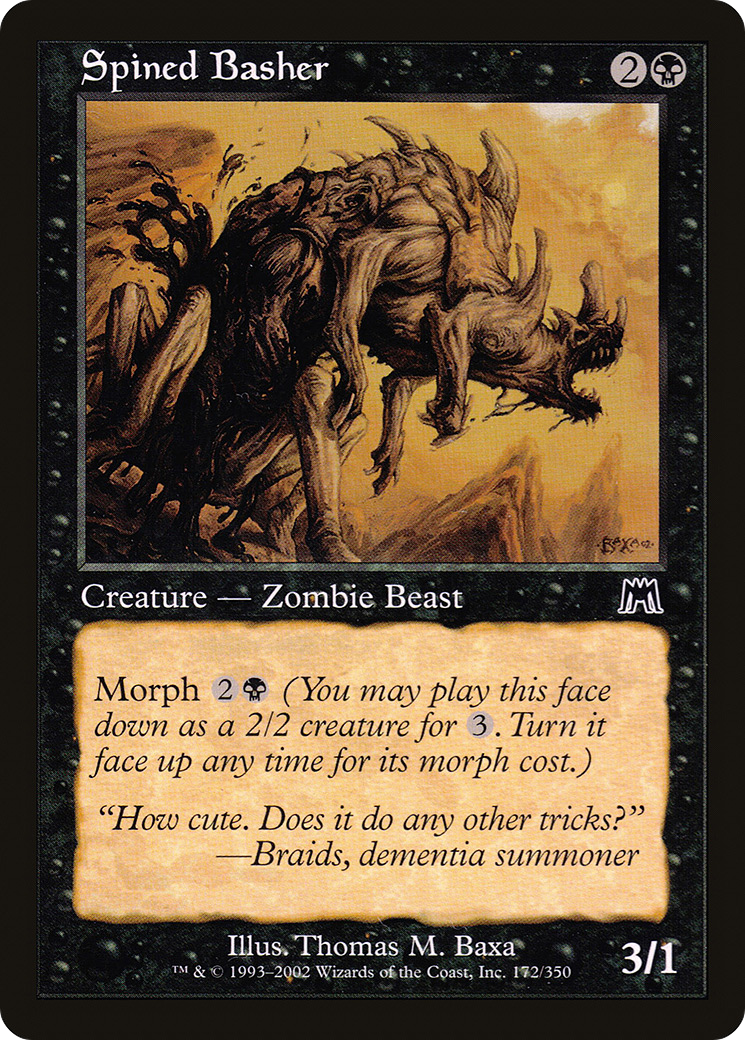 Spined Basher (ONS-172) - Onslaught Foil - Premium MTG Single from Wizards of the Coast - Just $0.08! Shop now at Game Crave Tournament Store