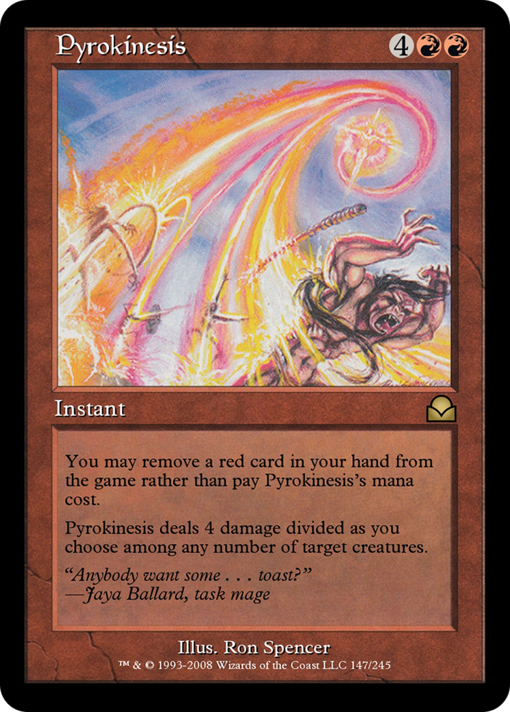 Pyrokinesis (ME2-147) - Masters Edition II Foil - Premium MTG Single from Wizards of the Coast - Just $0! Shop now at Game Crave Tournament Store