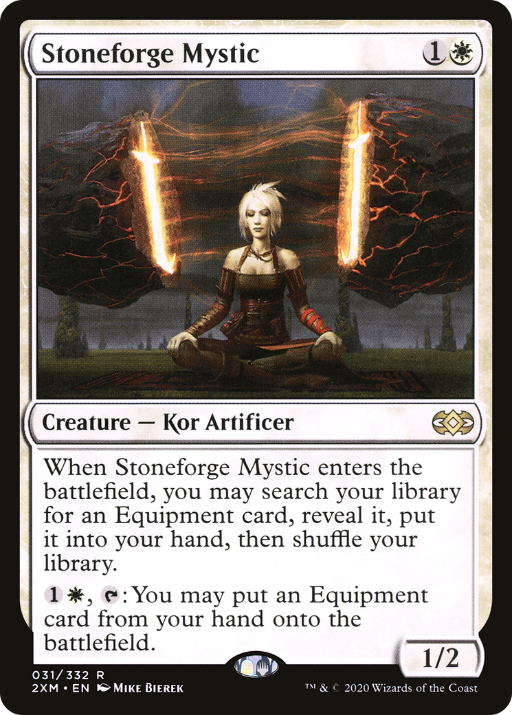 Stoneforge Mystic (2XM-031) - Double Masters Foil - Premium MTG Single from Wizards of the Coast - Just $4.43! Shop now at Game Crave Tournament Store
