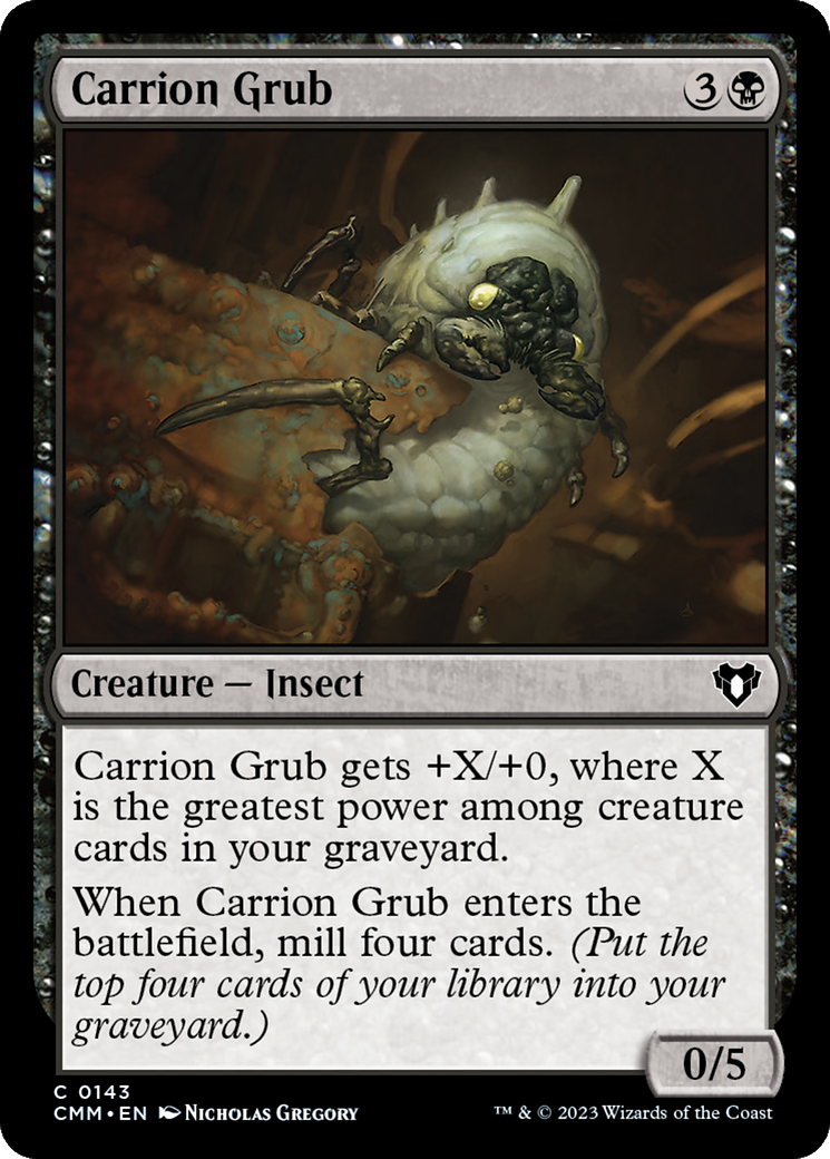 Carrion Grub (CMM-143) - Commander Masters - Premium MTG Single from Wizards of the Coast - Just $0.08! Shop now at Game Crave Tournament Store