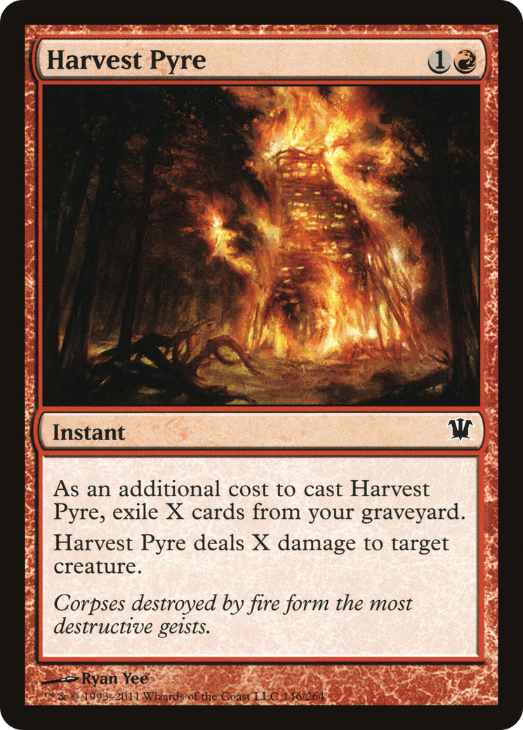 Harvest Pyre (ISD-146) - Innistrad Foil - Premium MTG Single from Wizards of the Coast - Just $0.08! Shop now at Game Crave Tournament Store