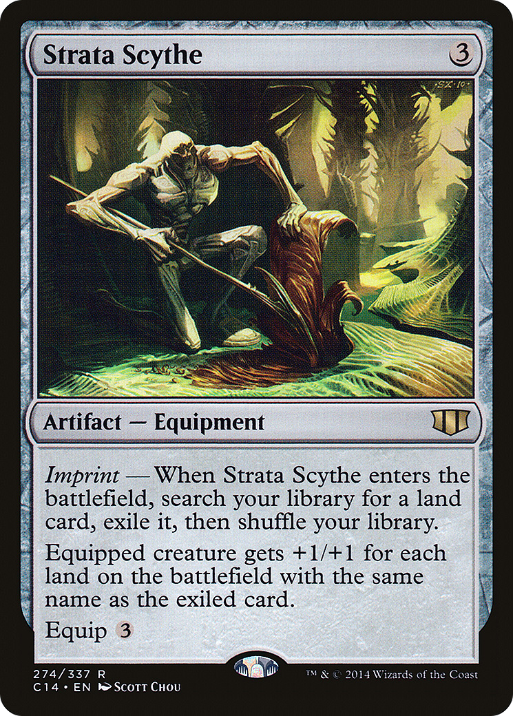 Strata Scythe (C14-274) - Commander 2014 - Premium MTG Single from Wizards of the Coast - Just $0.63! Shop now at Game Crave Tournament Store