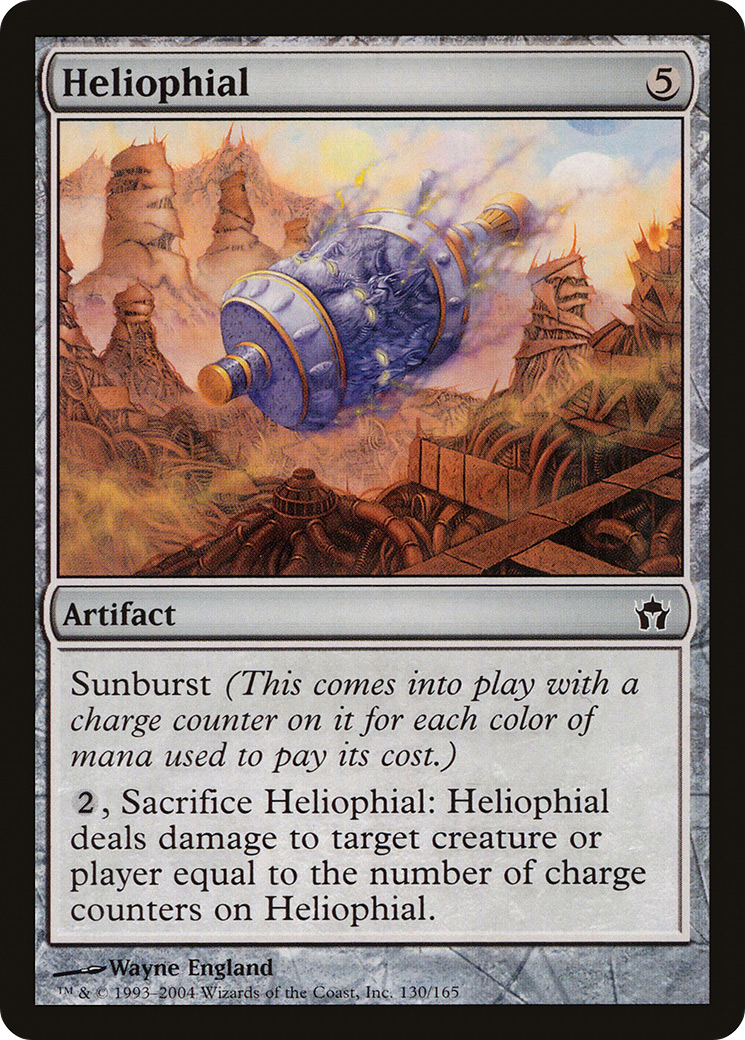 Heliophial (5DN-130) - Fifth Dawn - Premium MTG Single from Wizards of the Coast - Just $0.08! Shop now at Game Crave Tournament Store