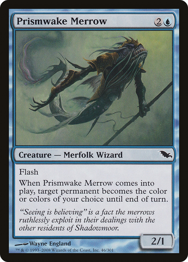 Prismwake Merrow (SHM-046) - Shadowmoor - Premium MTG Single from Wizards of the Coast - Just $0.25! Shop now at Game Crave Tournament Store