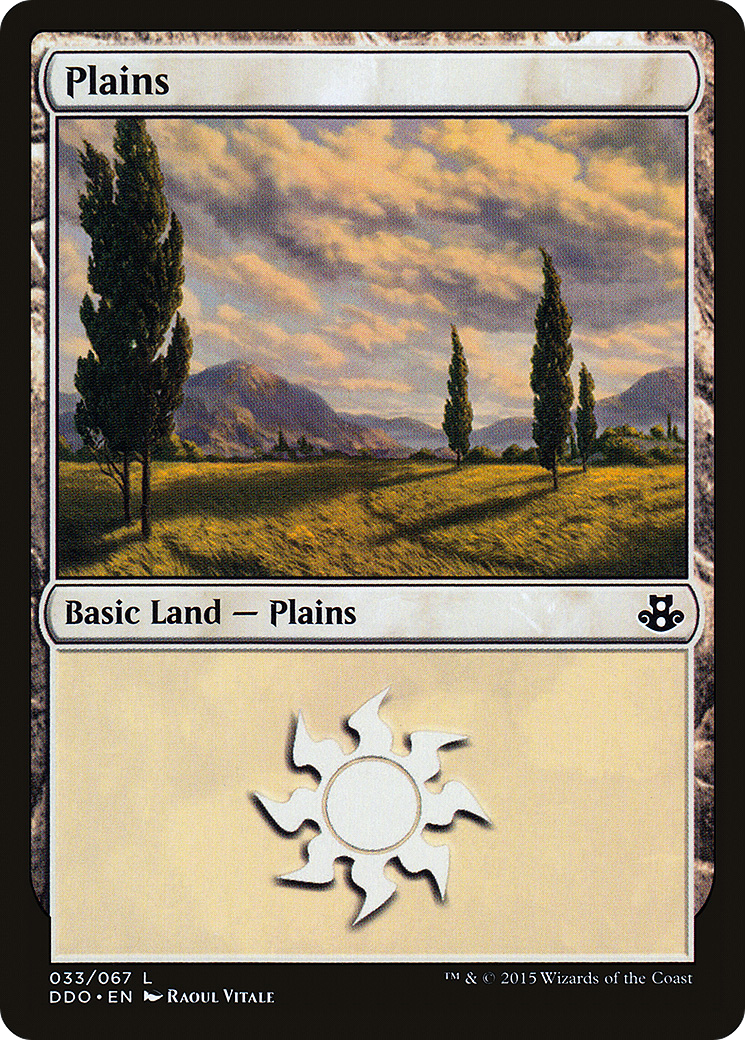 Plains (DDO-033) - Duel Decks: Elspeth vs. Kiora - Premium MTG Single from Wizards of the Coast - Just $0.08! Shop now at Game Crave Tournament Store