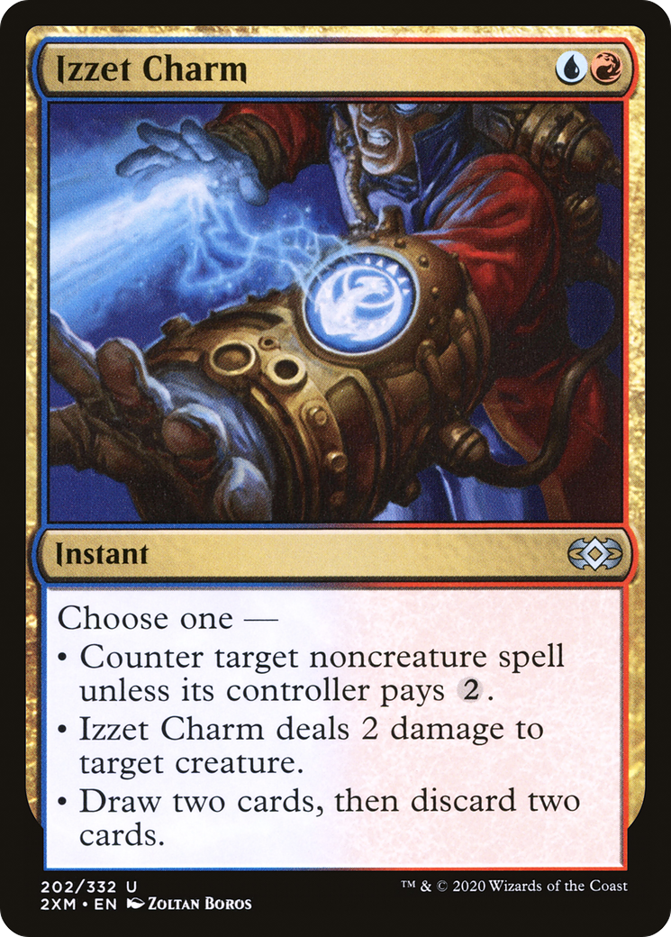 Izzet Charm (2XM-202) - Double Masters - Premium MTG Single from Wizards of the Coast - Just $0.08! Shop now at Game Crave Tournament Store