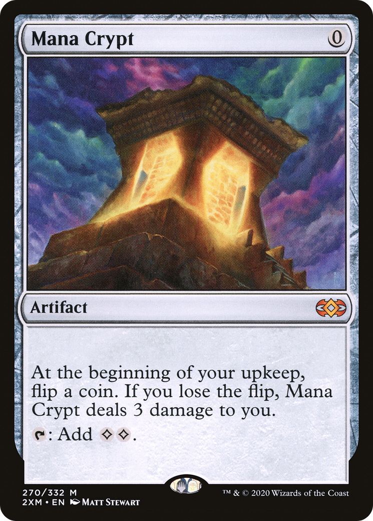 Mana Crypt (2XM-270) - Double Masters Foil - Premium MTG Single from Wizards of the Coast - Just $73.88! Shop now at Game Crave Tournament Store