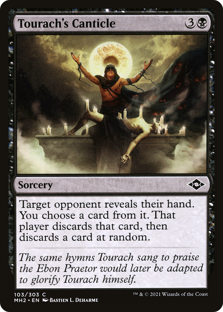 Tourach's Canticle (MH2-103) - Modern Horizons 2 Foil - Premium MTG Single from Wizards of the Coast - Just $0.08! Shop now at Game Crave Tournament Store
