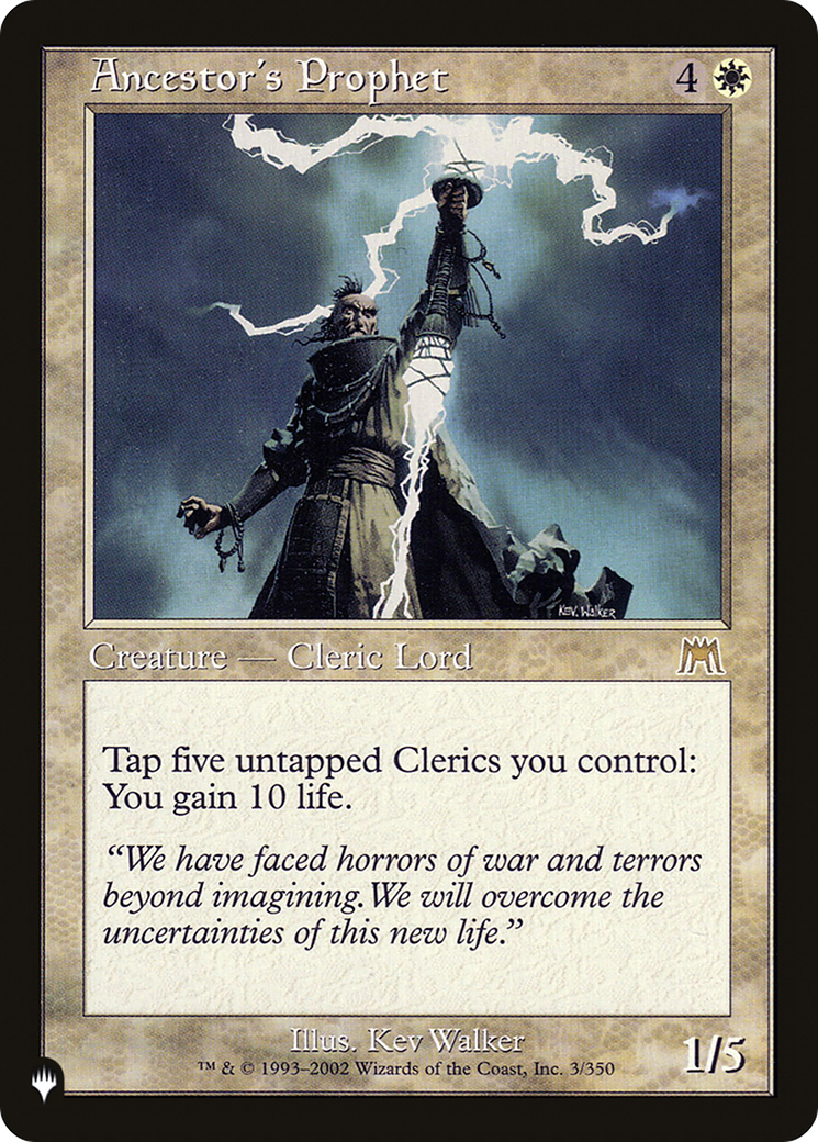 Ancestor's Prophet (PLIST-005) - The List - Premium MTG Single from Wizards of the Coast - Just $0.08! Shop now at Game Crave Tournament Store
