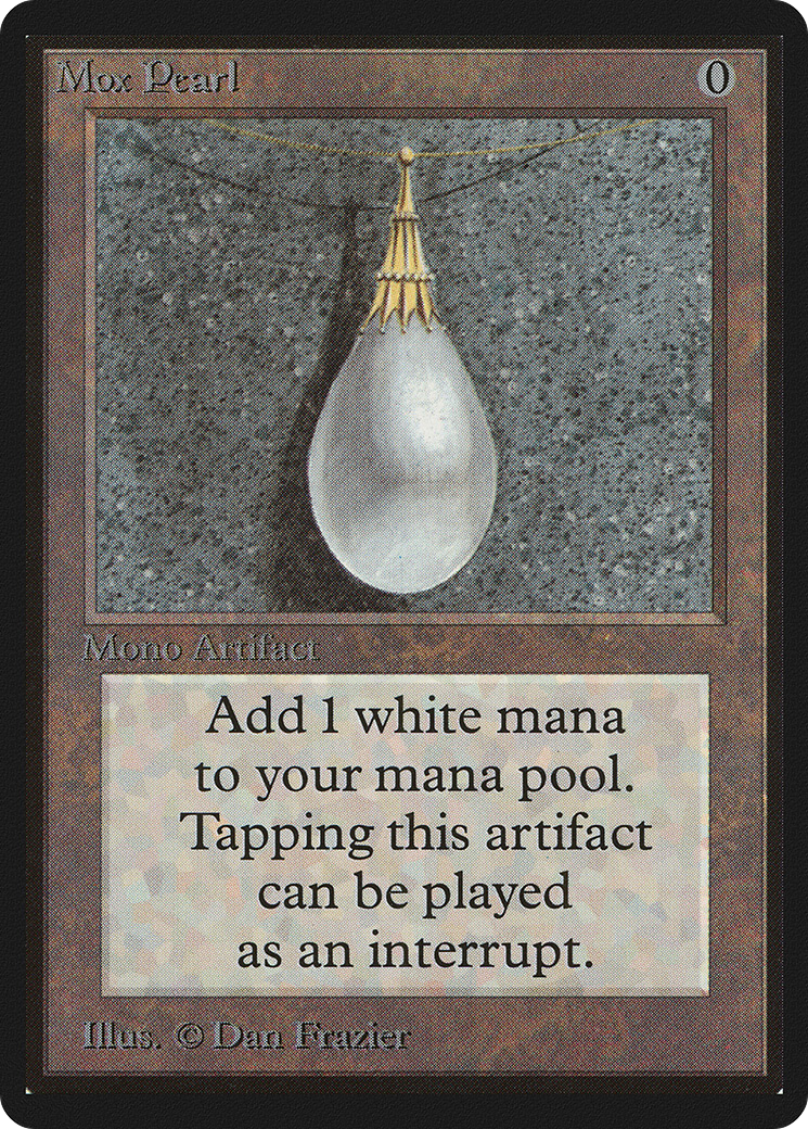 Mox Pearl (LEB-264) - Limited Edition Beta - Premium MTG Single from Wizards of the Coast - Just $0! Shop now at Game Crave Tournament Store