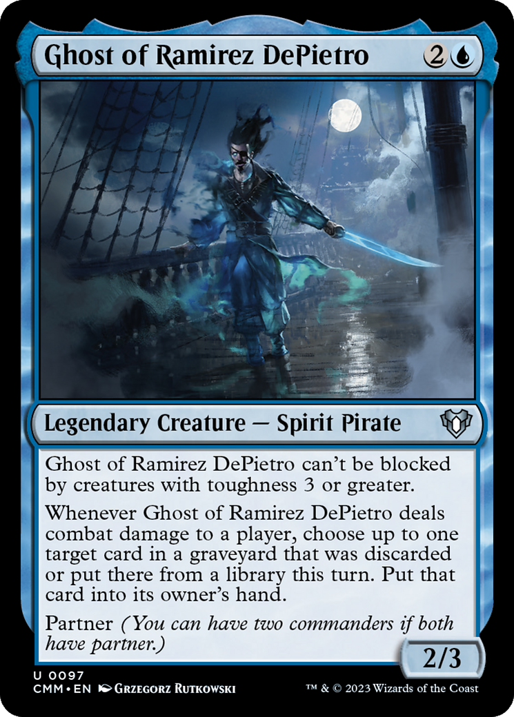 Ghost of Ramirez DePietro (CMM-097) - Commander Masters - Premium MTG Single from Wizards of the Coast - Just $0.25! Shop now at Game Crave Tournament Store