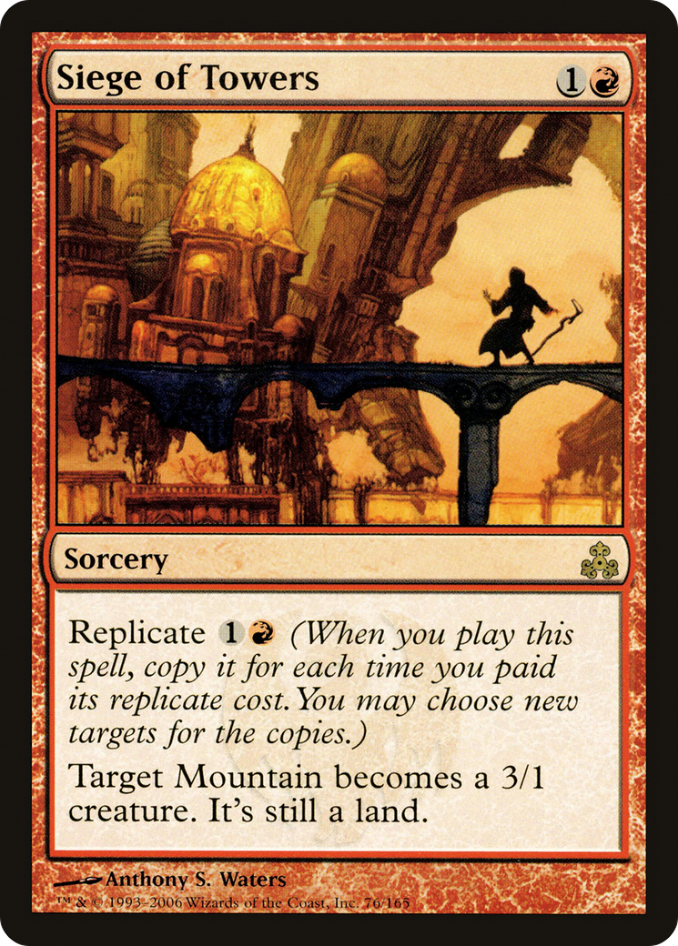 Siege of Towers (GPT-076) - Guildpact Foil - Premium MTG Single from Wizards of the Coast - Just $0.64! Shop now at Game Crave Tournament Store