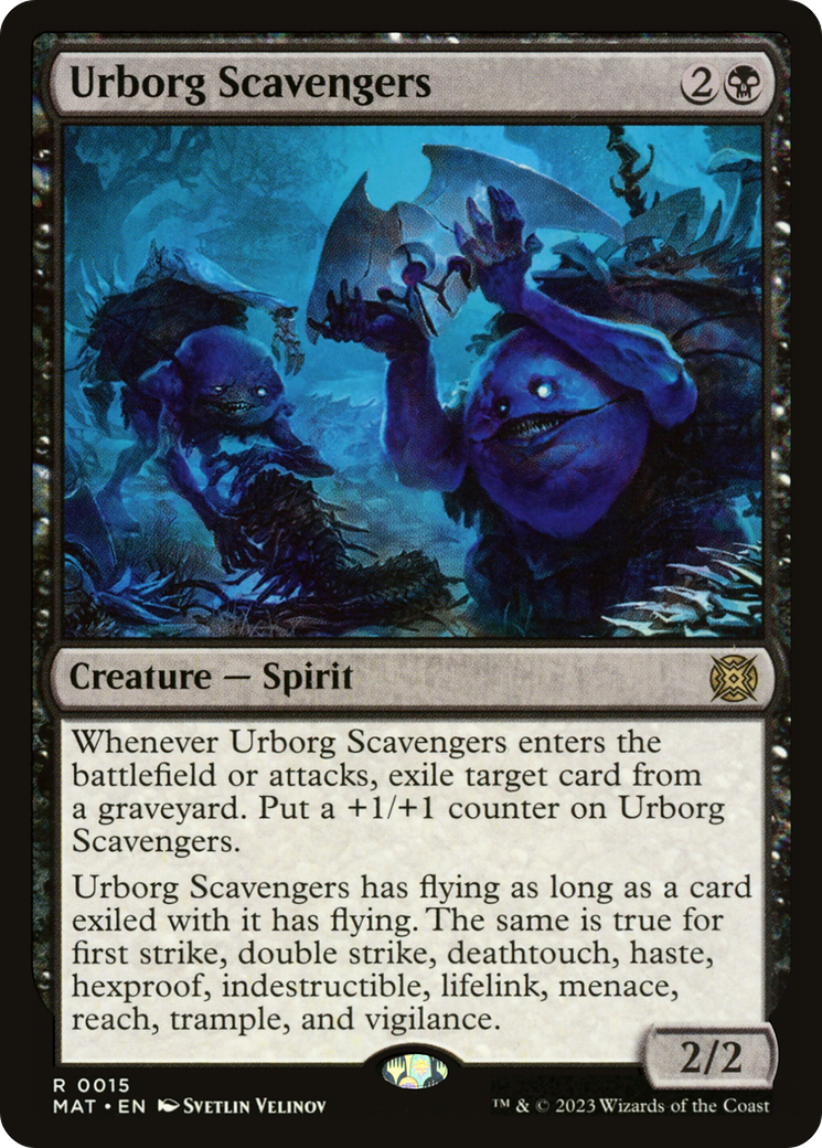 Urborg Scavengers (MAT-015) - March of the Machine: The Aftermath - Premium MTG Single from Wizards of the Coast - Just $0.08! Shop now at Game Crave Tournament Store