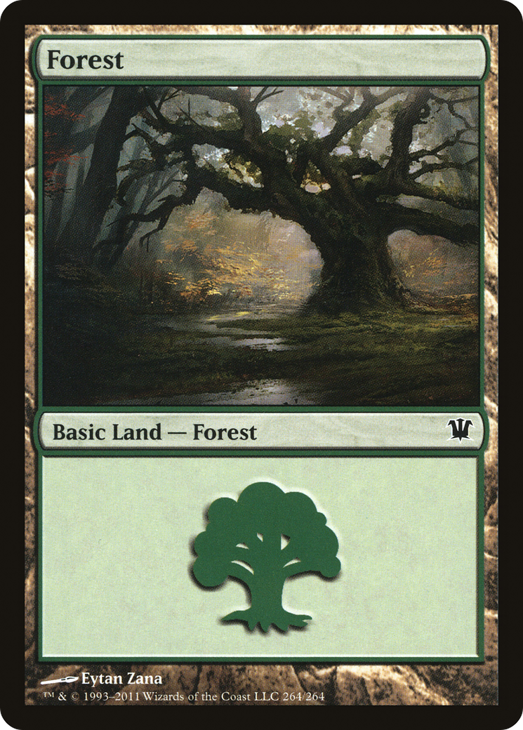 Forest (ISD-264) - Innistrad Foil - Premium MTG Single from Wizards of the Coast - Just $0.25! Shop now at Game Crave Tournament Store