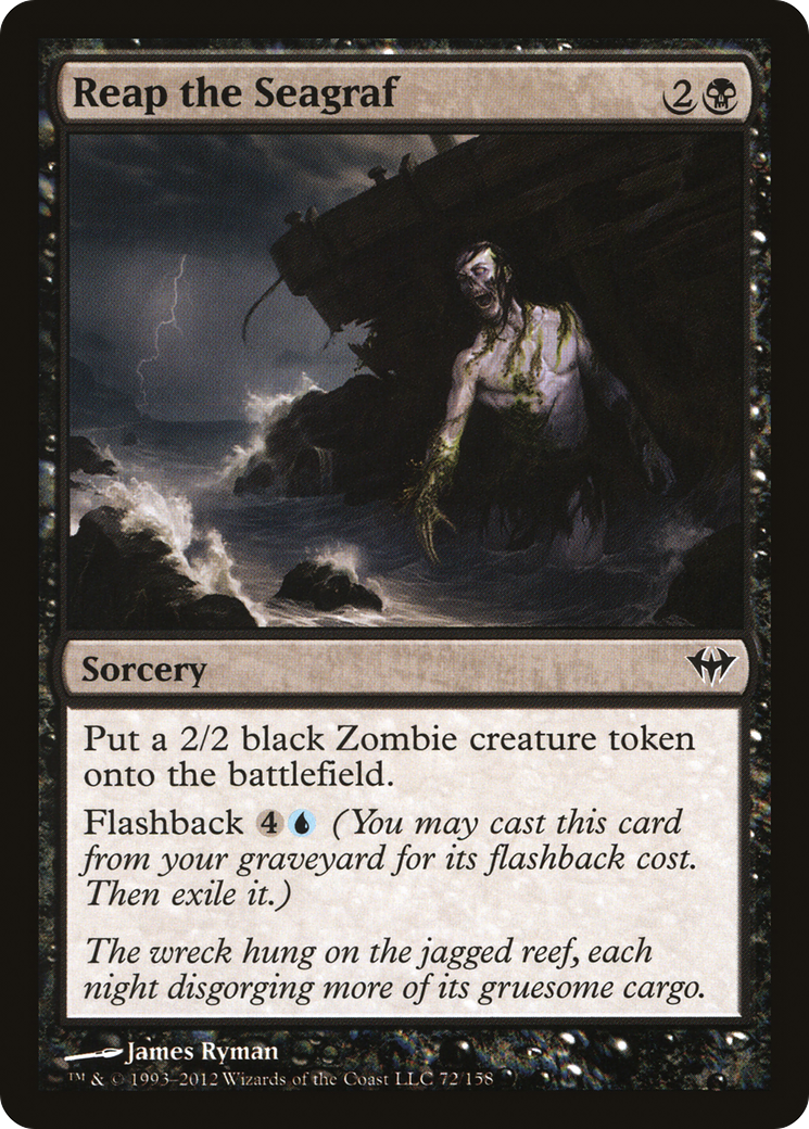 Reap the Seagraf (DKA-072) - Dark Ascension Foil - Premium MTG Single from Wizards of the Coast - Just $0.25! Shop now at Game Crave Tournament Store