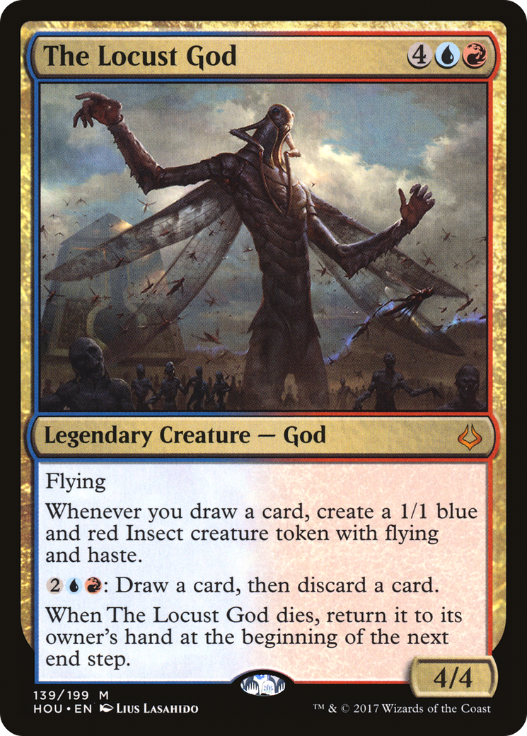 The Locust God (HOU-139) - Hour of Devastation Foil - Premium MTG Single from Wizards of the Coast - Just $13.54! Shop now at Game Crave Tournament Store