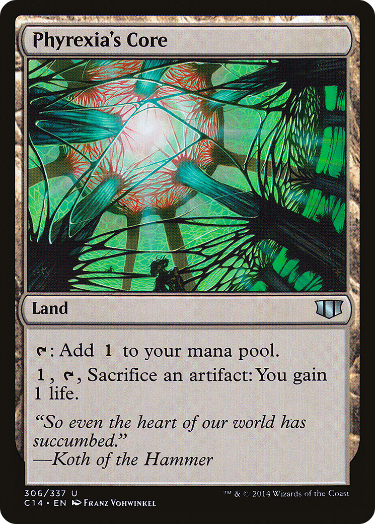 Phyrexia's Core (C14-306) - Commander 2014 - Premium MTG Single from Wizards of the Coast - Just $0.23! Shop now at Game Crave Tournament Store