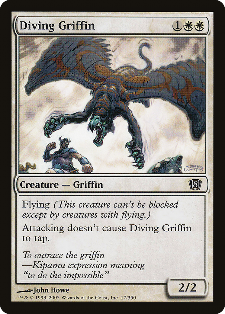 Diving Griffin (8ED-17★) - Eighth Edition Foil - Premium MTG Single from Wizards of the Coast - Just $0.16! Shop now at Game Crave Tournament Store