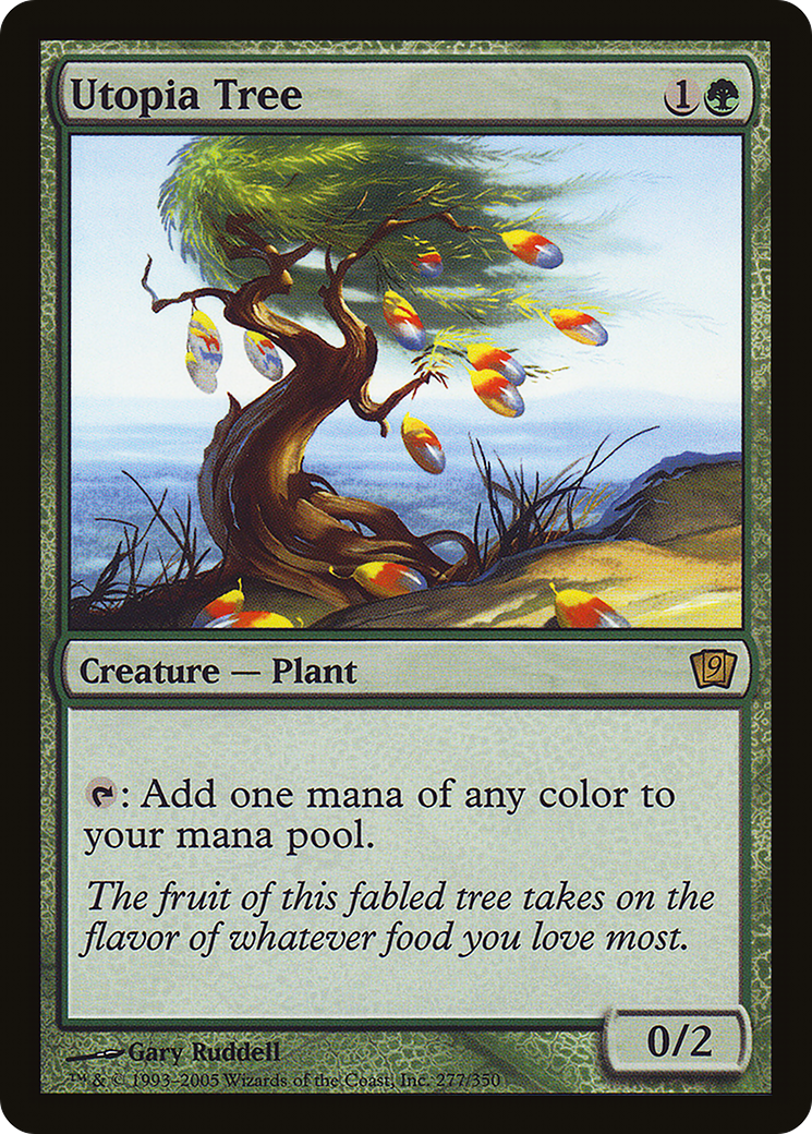 Utopia Tree (9ED-277★) - Ninth Edition Foil - Premium MTG Single from Wizards of the Coast - Just $14.40! Shop now at Game Crave Tournament Store