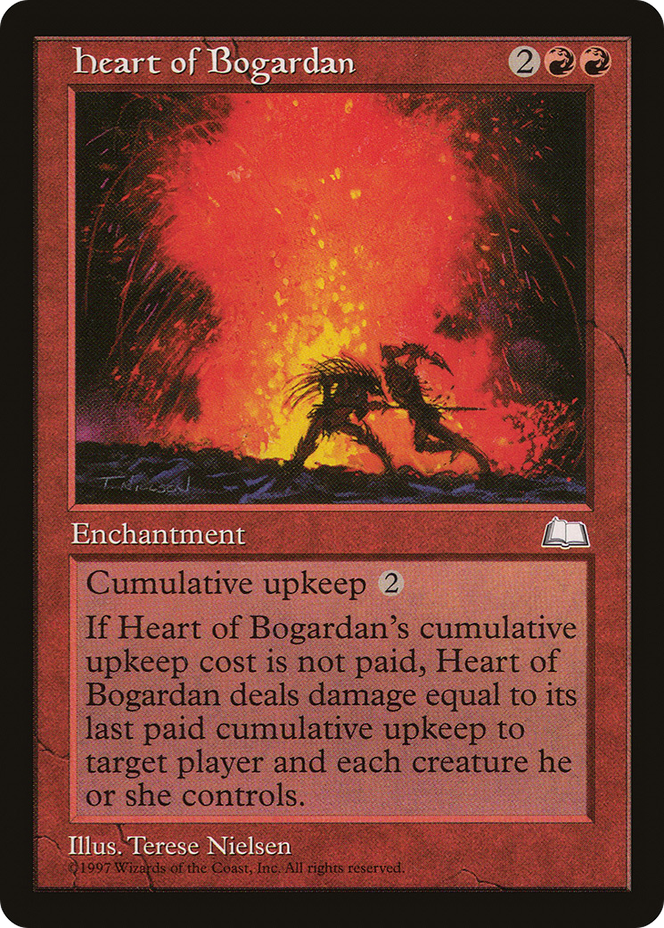Heart of Bogardan (WTH-106) - Weatherlight - Premium MTG Single from Wizards of the Coast - Just $0.22! Shop now at Game Crave Tournament Store