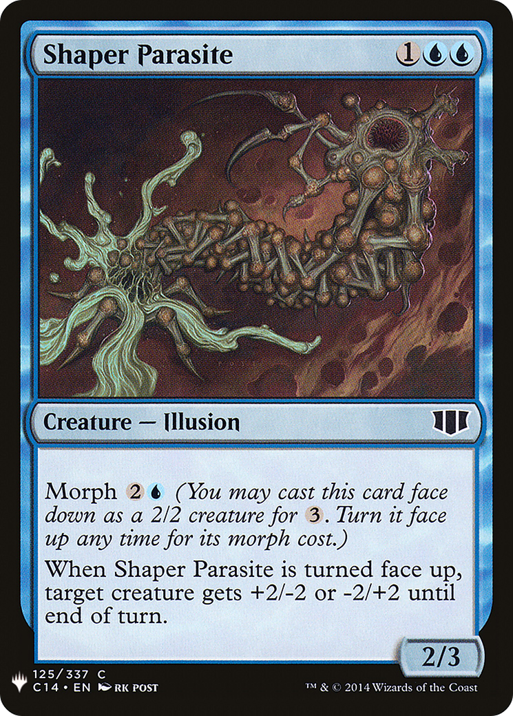 Shaper Parasite (MB1-485) - Mystery Booster - Premium MTG Single from Wizards of the Coast - Just $0.25! Shop now at Game Crave Tournament Store