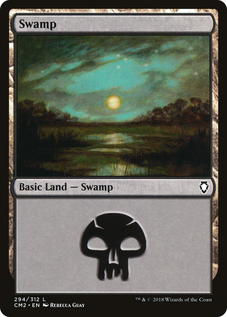Swamp (CM2-294) - Commander Anthology Volume II - Premium MTG Single from Wizards of the Coast - Just $0.39! Shop now at Game Crave Tournament Store