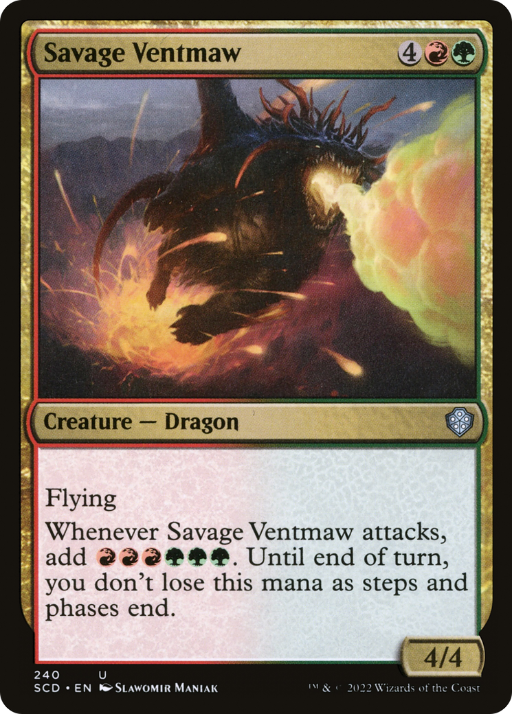 Savage Ventmaw (SCD-240) - Starter Commander Decks - Premium MTG Single from Wizards of the Coast - Just $0.19! Shop now at Game Crave Tournament Store