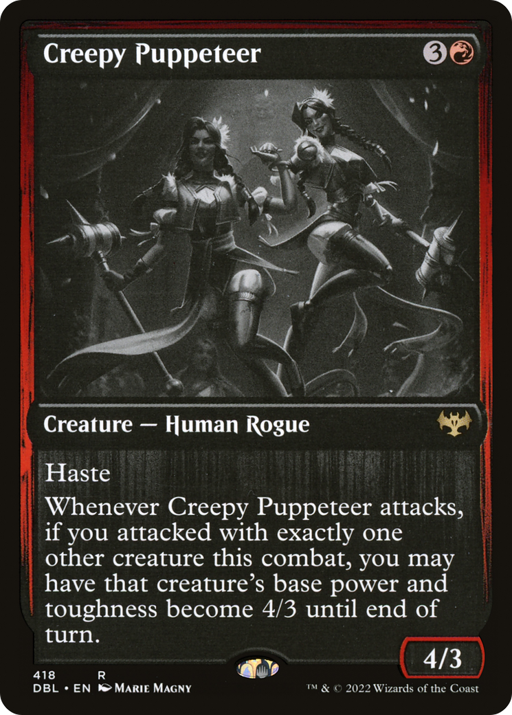Creepy Puppeteer (DBL-418) - Innistrad: Double Feature Foil - Premium MTG Single from Wizards of the Coast - Just $0.12! Shop now at Game Crave Tournament Store