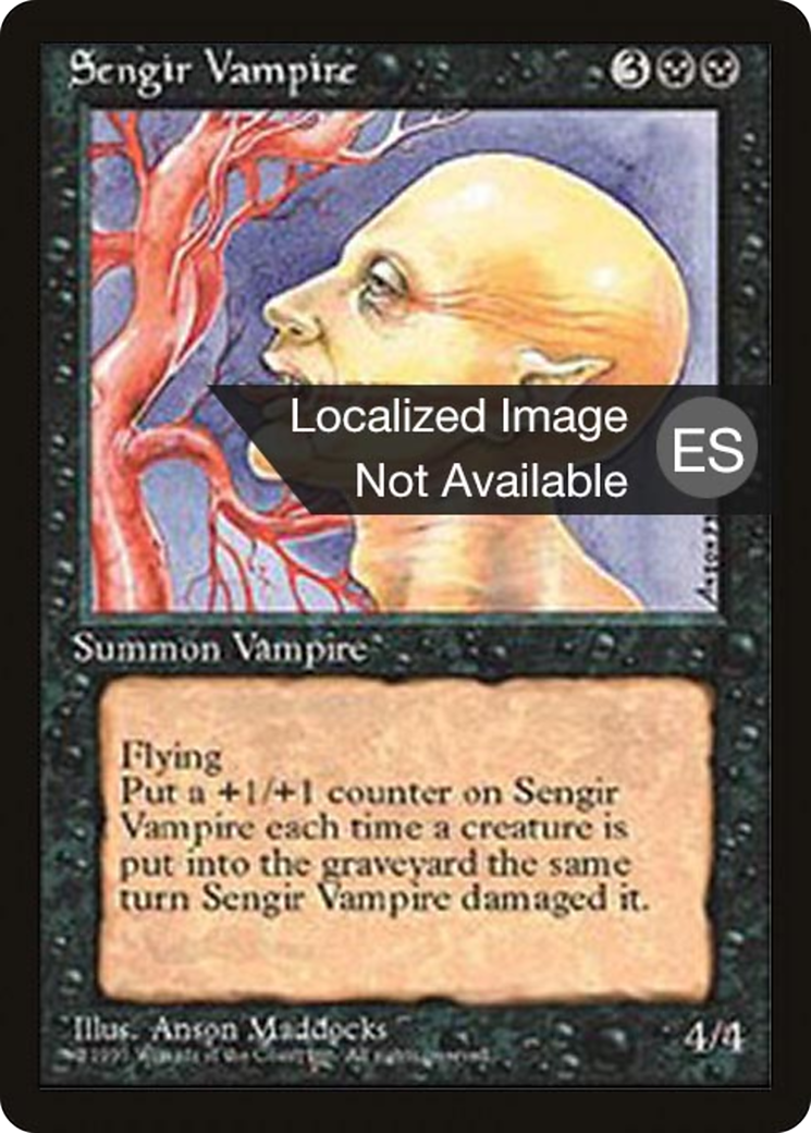 Sengir Vampire (4BB-160) - Fourth Edition Foreign Black Border - Premium MTG Single from Wizards of the Coast - Just $3.19! Shop now at Game Crave Tournament Store