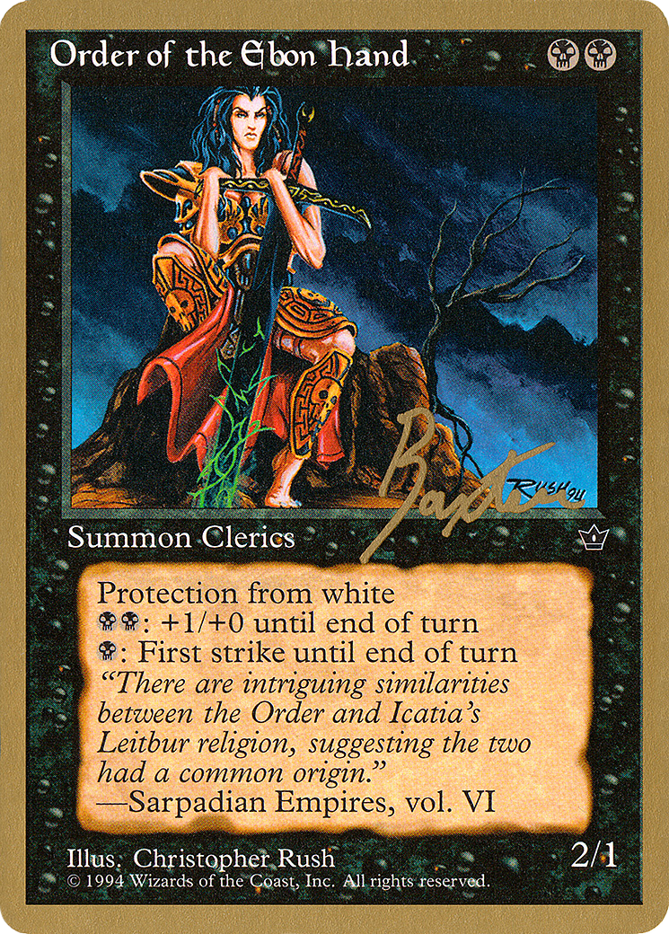 Order of the Ebon Hand (PTC-GB42B) - Pro Tour Collector Set - Premium MTG Single from Wizards of the Coast - Just $0! Shop now at Game Crave Tournament Store