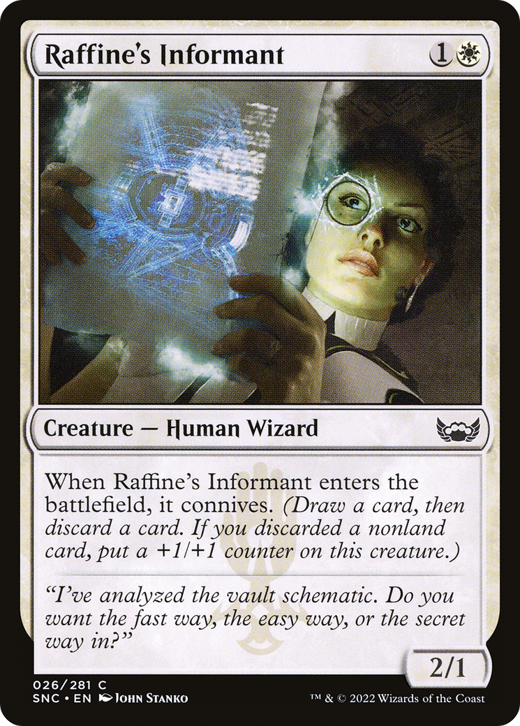 Raffine's Informant (SNC-026) - Streets of New Capenna - Premium MTG Single from Wizards of the Coast - Just $0.08! Shop now at Game Crave Tournament Store
