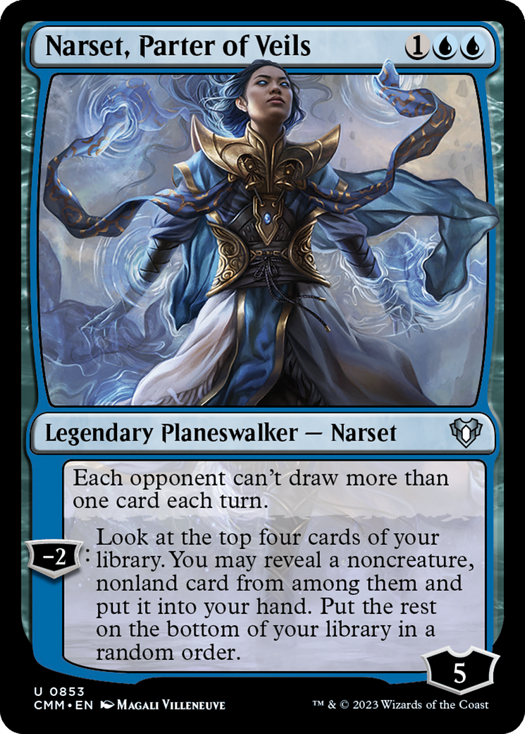 Narset, Parter of Veils (CMM-853) - Commander Masters - Premium MTG Single from Wizards of the Coast - Just $0.21! Shop now at Game Crave Tournament Store