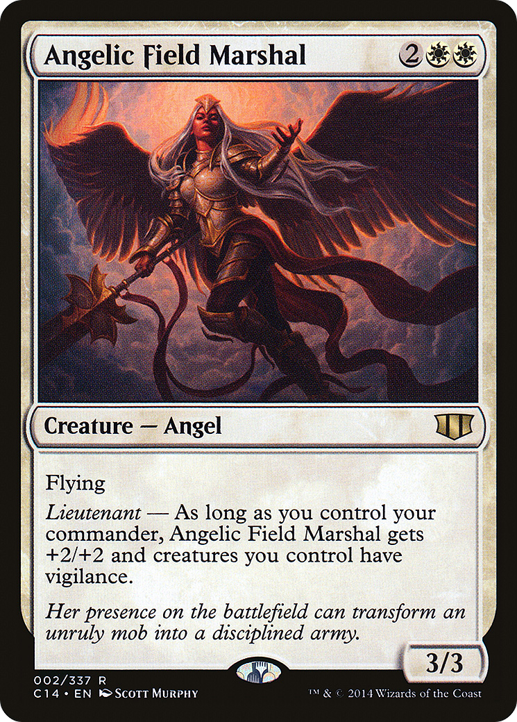 Angelic Field Marshal (C14-002) - Commander 2014 - Premium MTG Single from Wizards of the Coast - Just $0.40! Shop now at Game Crave Tournament Store
