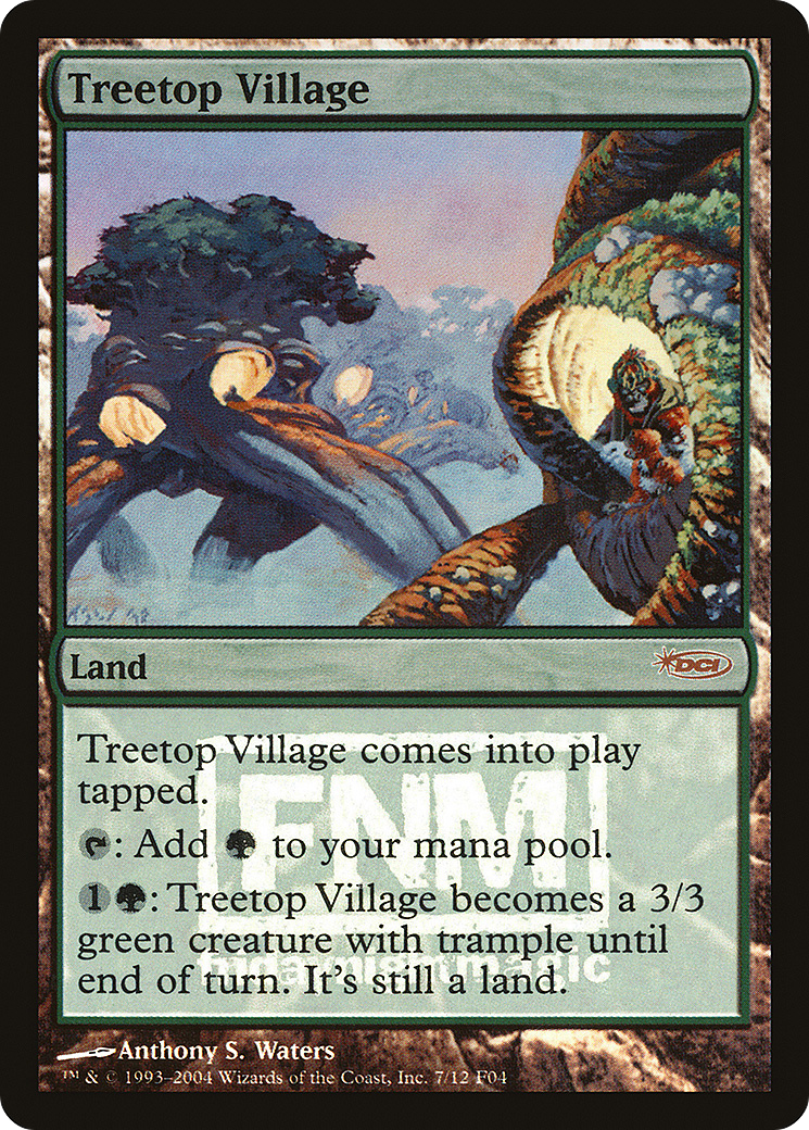 Treetop Village (F04-007) - Friday Night Magic 2004 Foil - Premium MTG Single from Wizards of the Coast - Just $1.64! Shop now at Game Crave Tournament Store