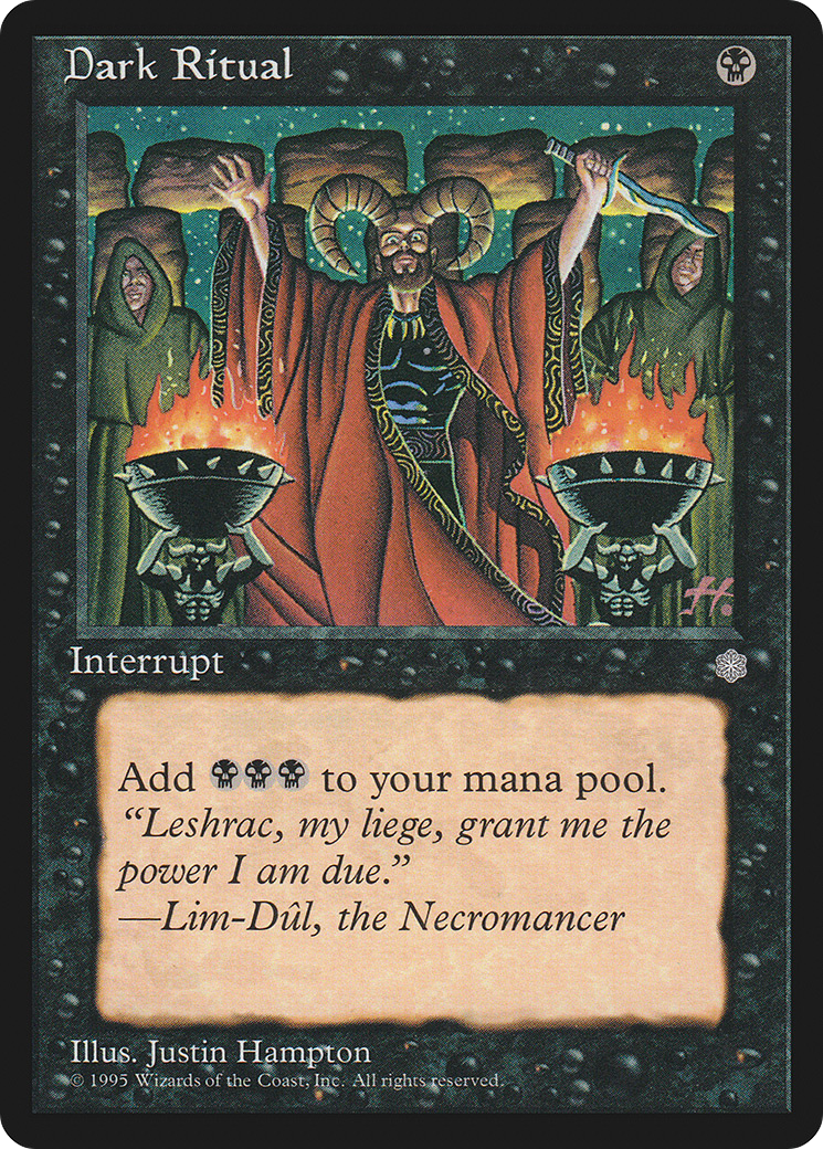 Dark Ritual (ICE-120) - Ice Age - Premium MTG Single from Wizards of the Coast - Just $0.83! Shop now at Game Crave Tournament Store