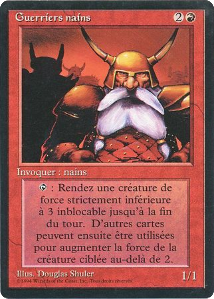 Dwarven Warriors (FBB-144) - Foreign Black Border - Premium MTG Single from Wizards of the Coast - Just $0! Shop now at Game Crave Tournament Store