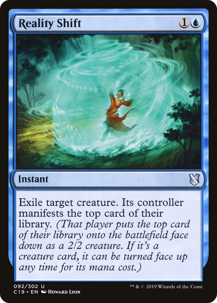 Reality Shift (C19-092) - Commander 2019 - Premium MTG Single from Wizards of the Coast - Just $0.11! Shop now at Game Crave Tournament Store