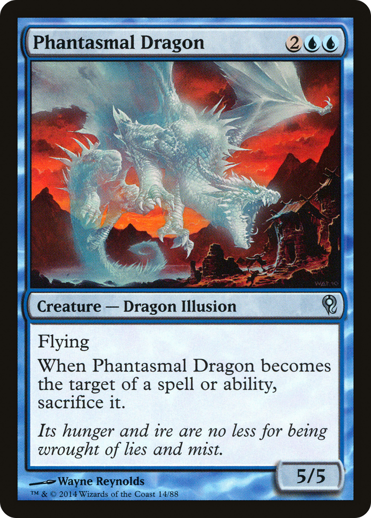 Phantasmal Dragon (DDM-014) - Duel Decks: Jace vs. Vraska - Premium MTG Single from Wizards of the Coast - Just $0.08! Shop now at Game Crave Tournament Store