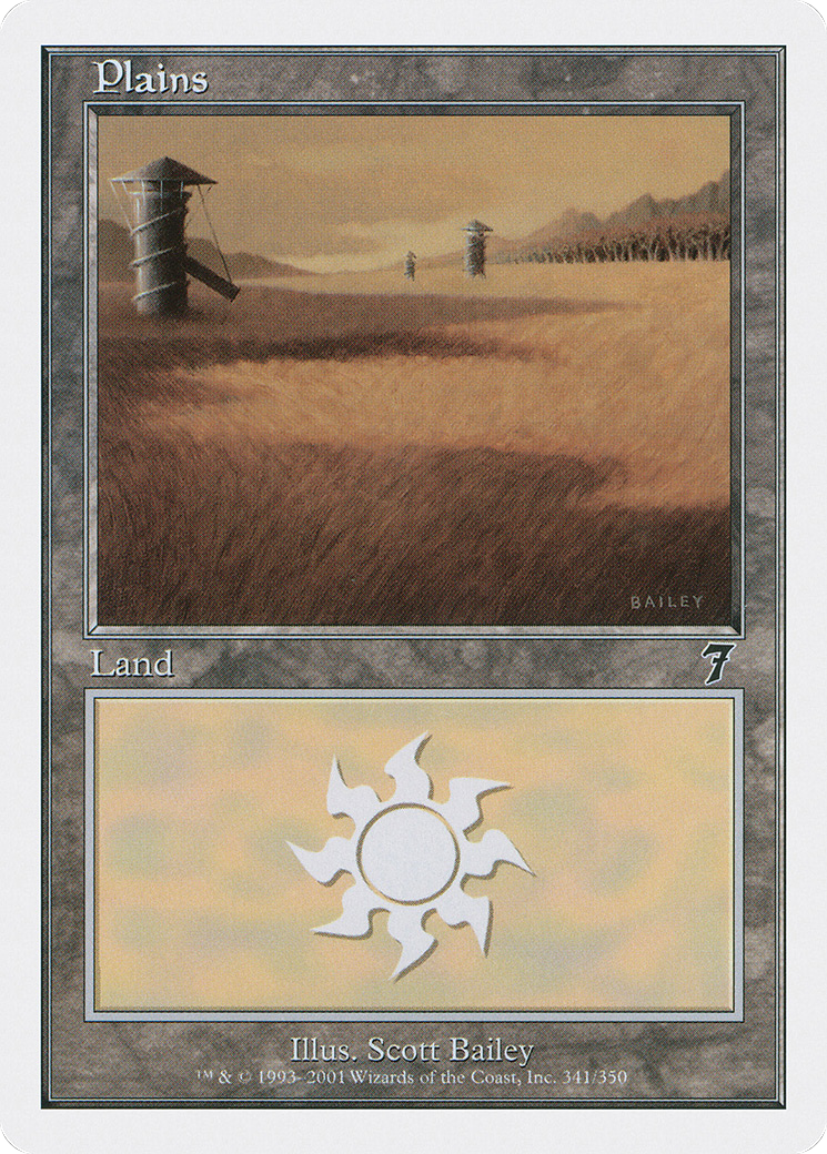 Plains (7ED-341) - Seventh Edition - Premium MTG Single from Wizards of the Coast - Just $0.08! Shop now at Game Crave Tournament Store