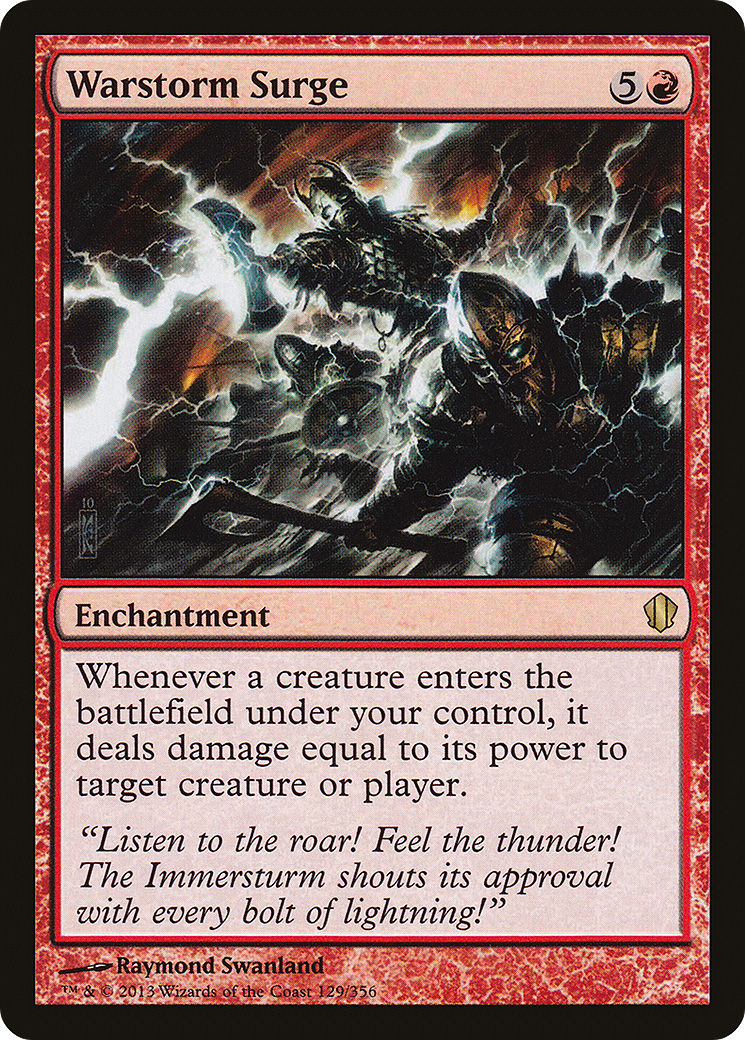 Warstorm Surge (C13-129) - Commander 2013 - Premium MTG Single from Wizards of the Coast - Just $0.54! Shop now at Game Crave Tournament Store
