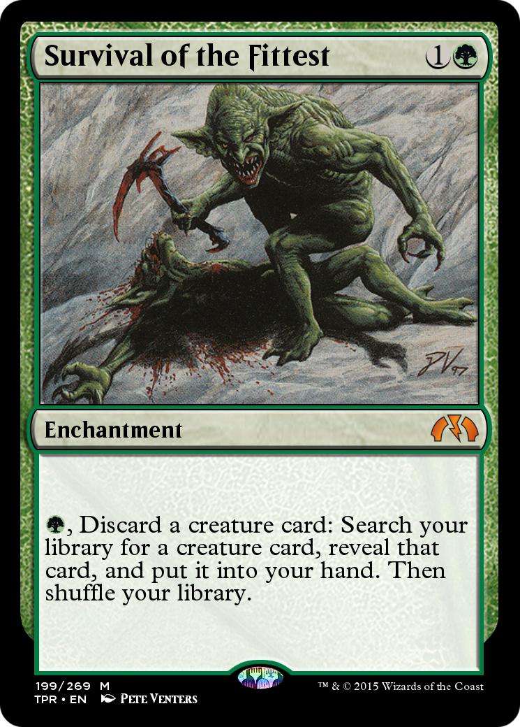 Survival of the Fittest (TPR-199) - Tempest Remastered - Premium MTG Single from Wizards of the Coast - Just $0! Shop now at Game Crave Tournament Store