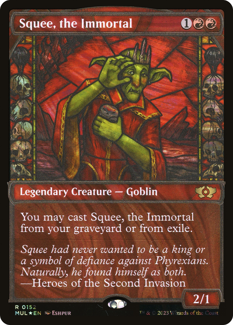 Squee, the Immortal (MUL-152) - Multiverse Legends: (Showcase) Foil - Premium MTG Single from Wizards of the Coast - Just $2.61! Shop now at Game Crave Tournament Store