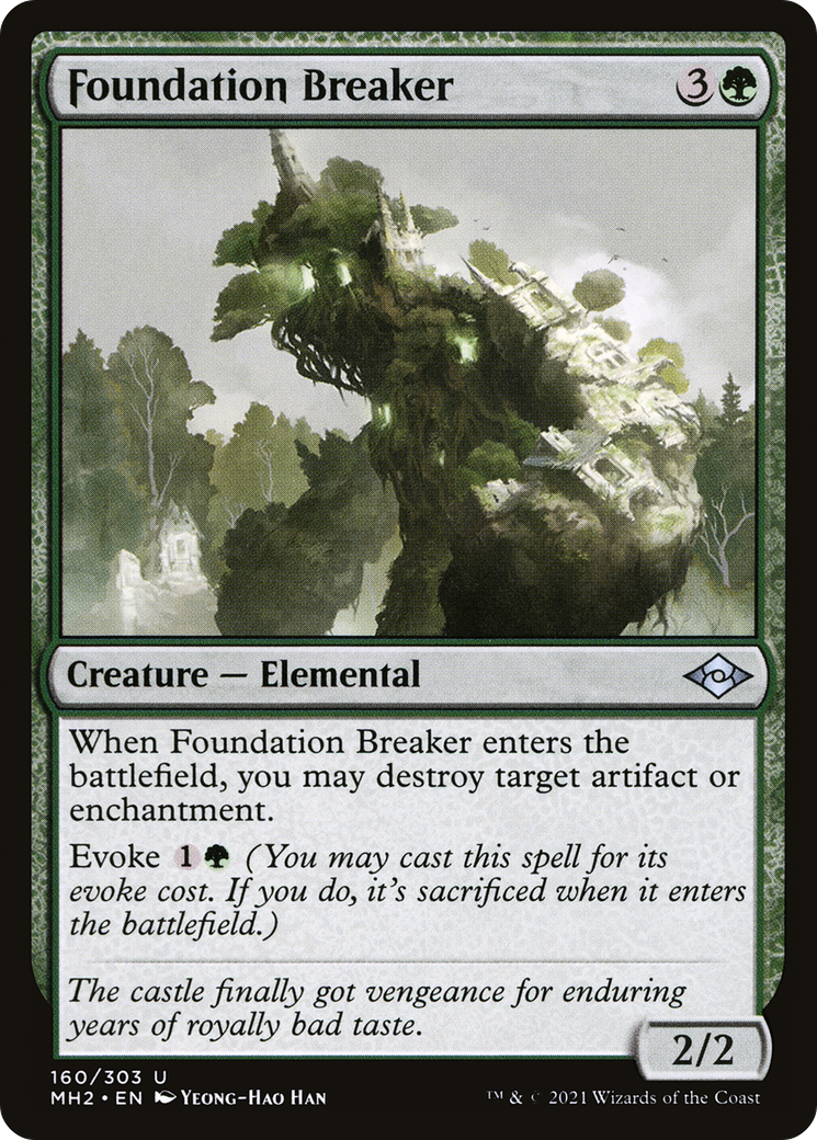 Foundation Breaker (MH2-160) - Modern Horizons 2 - Premium MTG Single from Wizards of the Coast - Just $0.08! Shop now at Game Crave Tournament Store