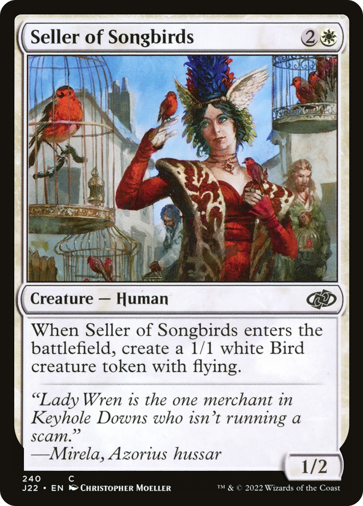 Seller of Songbirds (J22-240) - Jumpstart 2022 - Premium MTG Single from Wizards of the Coast - Just $0.08! Shop now at Game Crave Tournament Store
