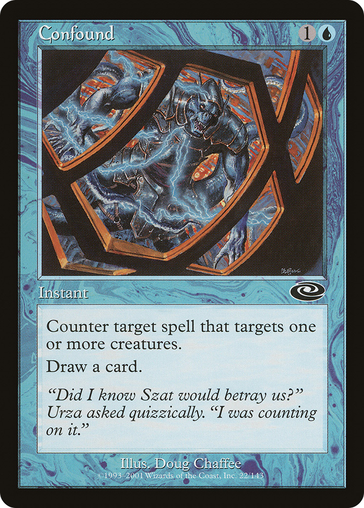 Confound (PLS-022) - Planeshift Foil - Premium MTG Single from Wizards of the Coast - Just $2.82! Shop now at Game Crave Tournament Store